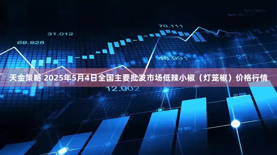 天金策略 2025年5月4日全国主要批发市场低辣小椒（灯笼椒）价格行情