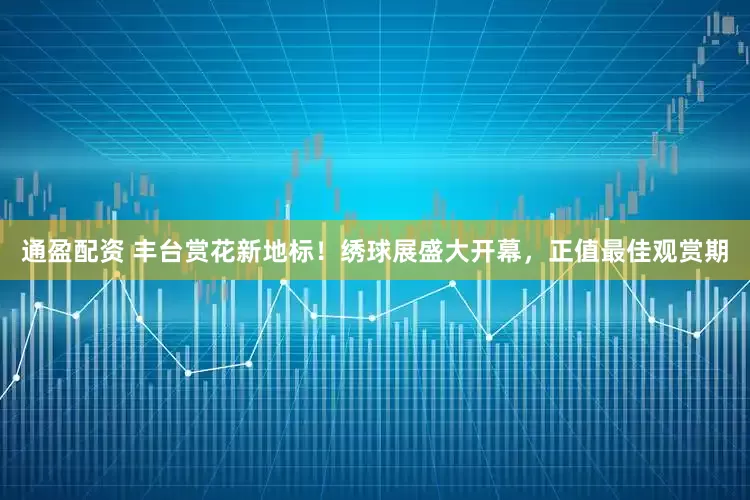 通盈配资 丰台赏花新地标！绣球展盛大开幕，正值最佳观赏期